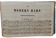 Load image into Gallery viewer, The Modern Harp: or Boston Sacred Melodist 1848 oblong tunebook