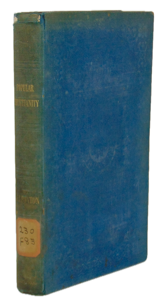 1849 Anglican priest rejects Christianity, suggests a new more reasonable faith