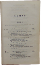 Load image into Gallery viewer, The Sabbath Hymn Book: for Service of Song in the House of the Lord (1858)