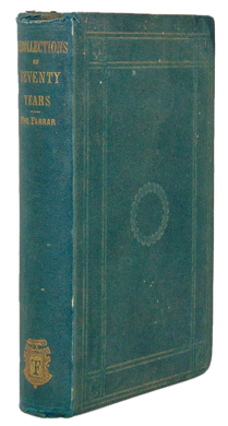 Eliza Ware Farrar (1781-1870) Recollections of Seventy Years