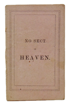 Load image into Gallery viewer, Small tract, No Sect in Heaven, circa 1860