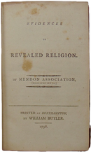 Load image into Gallery viewer, 1798 Evidences of Revealed Religion, Mendon Association, Massachusetts