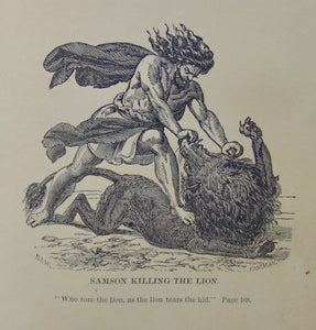 The Story of Samson 1858 San Francisco imprint, 14 engravings