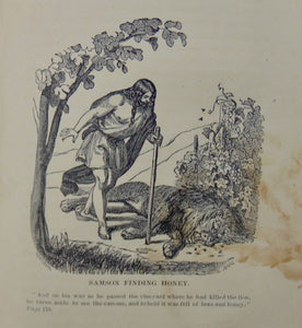 The Story of Samson 1858 San Francisco imprint, 14 engravings