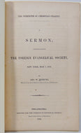 The Strength of Christian Charity 1844 Presbyterian Missionary Sermon