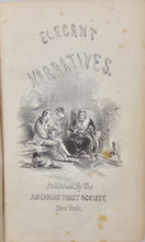 Load image into Gallery viewer, c1860 Elegant Narratives, 24 American Tract Society stories bound as one book