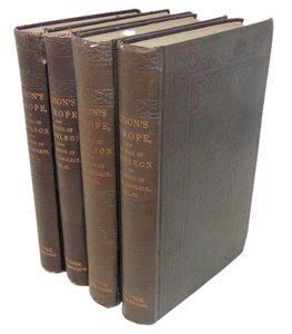 Alison. History of Europe from Fall of Napoleon 1815 to 1852 (four volume set)