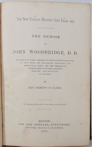 Memoir of John Woodbridge, D. D. New England Revivals (1877)