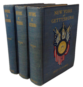 New York at Gettysburg, 3 volume set in very good condition