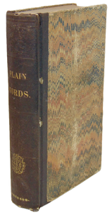 Plain Words; or, Sixty Short Sermons for the Poor and for Family Reading (1860)