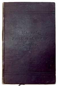 Manual of the Phillips Church, Boston 1823-1882