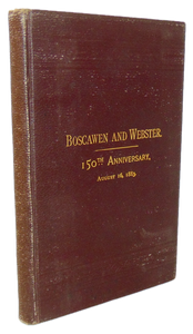 150th Anniversary of the Settlement of Boscawen and Webster, Merrimack Co., NH