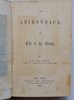 The Adirondack; or Life in the Woods by J. T. Headley, 1848 First Edition