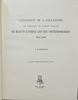 Catalogue of 1500 Tracts by Martin Luther and His Contemporaries, 1511-1598