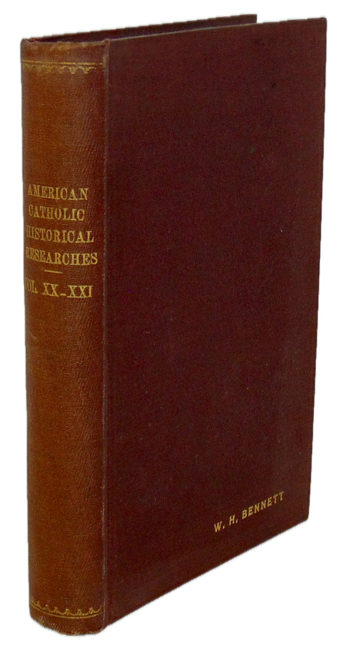 Records of American Catholic Historical Society of Philadelphia for 1903 & 1904