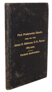 1903 Rev. James H. Robinson, D. D. Pastor First Presbyterian Church, Delhi, NY