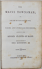 The Maine Townsman, or, Laws for the Regulation of Towns (1856)