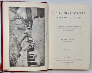 1892 Indian Gems for the Master's Crown, Missionary Work in India