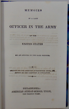 Load image into Gallery viewer, Memoirs of an Officer in the Army of the United States Who Lost His Faith (1836)