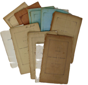 1813-1850, 27 issues Massachusetts Congregational Association Annual Reports