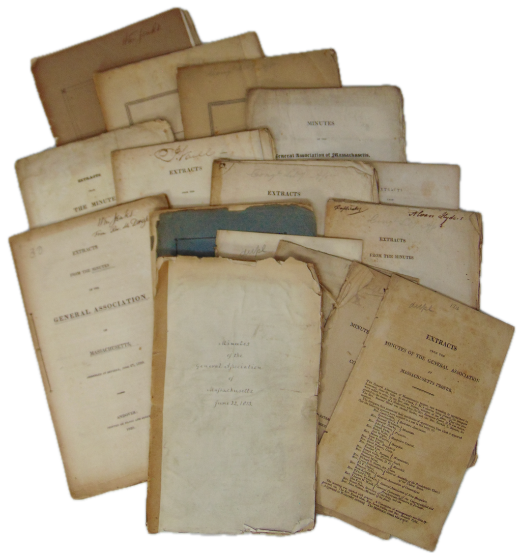 1813-1850, 27 issues Massachusetts Congregational Association Annual Reports