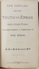 The Conflict between Truth and Error And Other Poems, a Commentary on the Bible