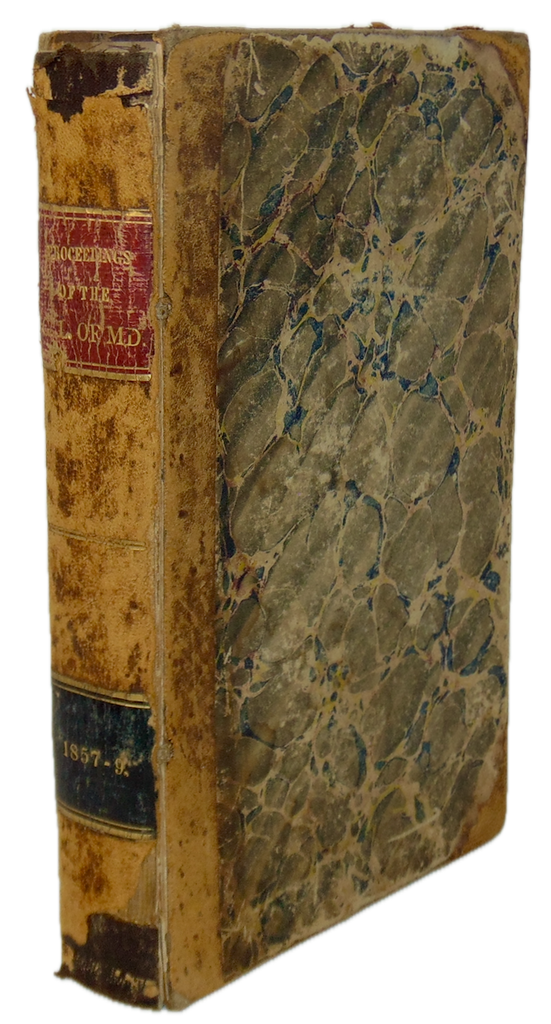 [ODD FELLOWS] Journal of the R. W. Grand Lodge of Maryland, From 1857 to 1859