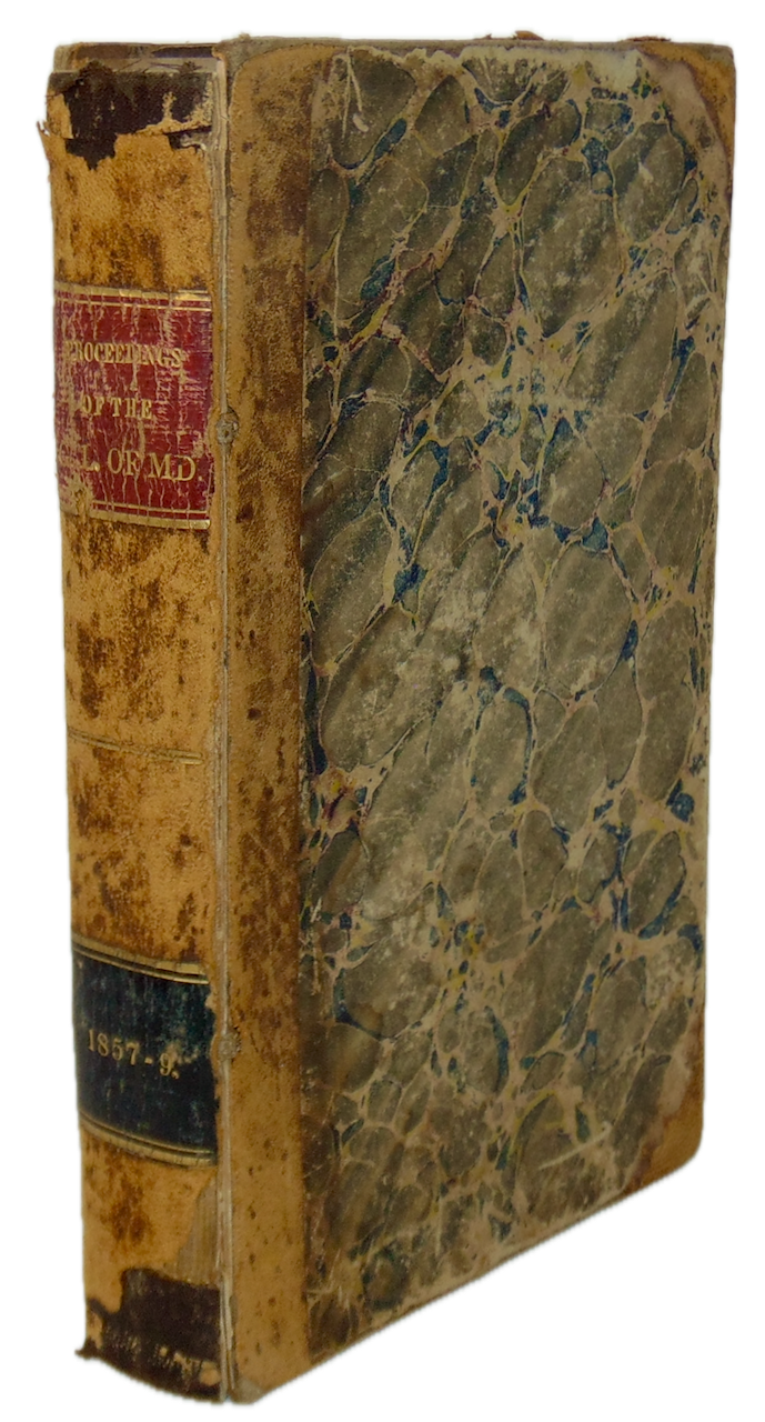 [ODD FELLOWS] Journal of the R. W. Grand Lodge of Maryland, From 1857 to 1859