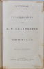 [ODD FELLOWS] Journal of the R. W. Grand Lodge of Maryland, From 1857 to 1859