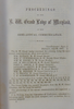 [ODD FELLOWS] Journal of the R. W. Grand Lodge of Maryland, From 1857 to 1859