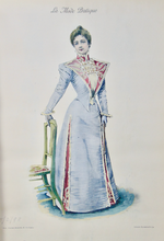 Load image into Gallery viewer, Fashion Plates, La Mode Pratique 1895-1900, 235 héliogravures by Fortier-Marotte