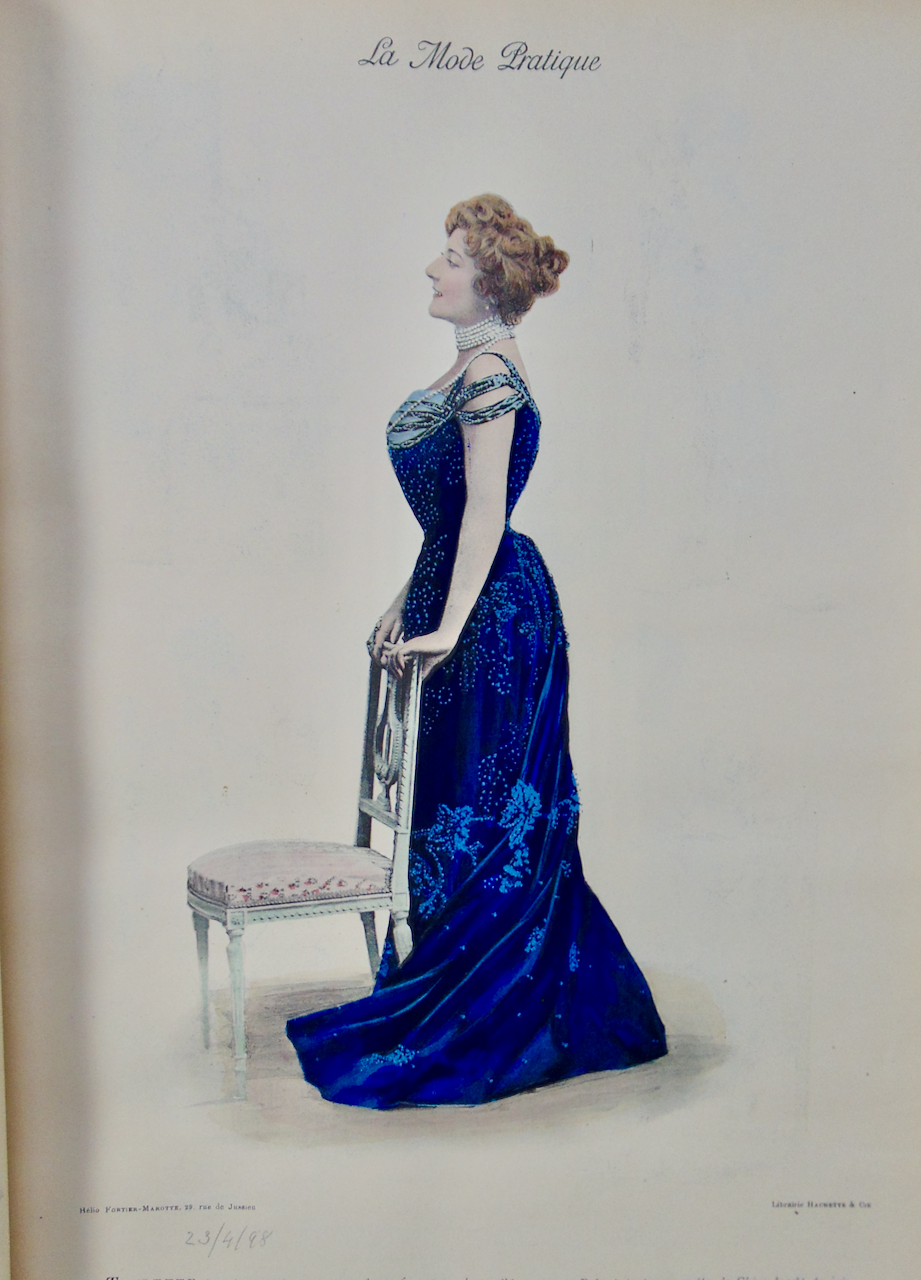 Fashion Plates, La Mode Pratique 1895-1900, 235 héliogravures by Fortier-Marotte