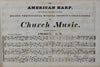 Zeuner.  The American Harp oblong Church Music book (1839)