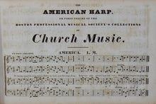 Load image into Gallery viewer, Zeuner.  The American Harp oblong Church Music book (1839)