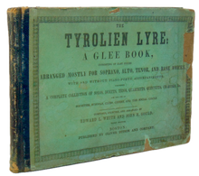 Load image into Gallery viewer, The Tyrolien Lyre: A Glee Book (1847)