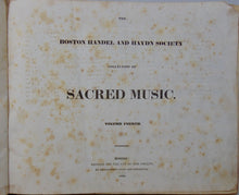 Load image into Gallery viewer, The Boston Handel and Hayden Society collection of Sacred Music (1832)