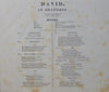 David, an Oratorio, Handel and Haydn Society, Boston (1835)