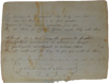 Manuscript poem DEATH by DROWNING of the child Martha Stevens of Factoryville