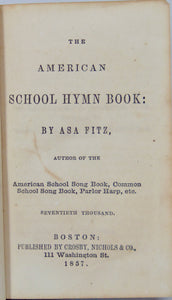 The American School Hymn Book, Asa Fitz (1857)