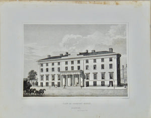 [ENGRAVING] View of Tremont House, Boston 1846
