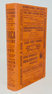 Manning's Ithaca Including Cayuga Heights Village (New York) Directory 1953