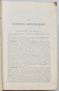 Stillé & Maisch. The National Dispensatory, 1879, Action & Uses of Medicines