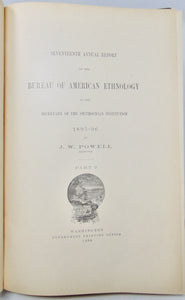 Powell. Seventeenth Annual Report, American Indians Ethnology 1895-96 (2 vols)