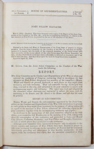Fort Pillow Massacre & Returned Prisoners, Congressional Report 1864