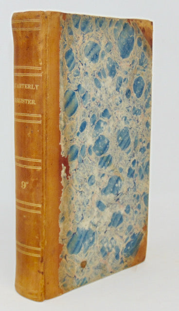 Edwards, B. B. The American Quarterly Register. Vol. IX., for the year 1837