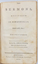 Load image into Gallery viewer, Sanborn &amp; Stevens, Revival Sermons, Newburyport, Massachusetts 1802