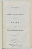 Elmer, Lucius Q. C. Proceedings of the Bench and Bar of New Jersey on the Death of the Hon. Garret D. Wall