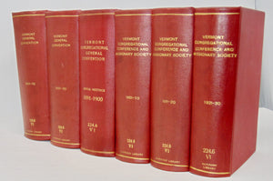 Vermont General Convention Congregational Church Records, 1861-1930