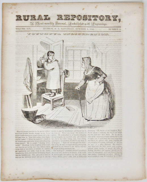 Rural Repository, October 8, 1842: Youthful Indiscretion