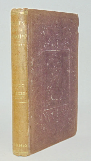 Abbott, Jacob. Rollo in Switzerland 1854 First Edition